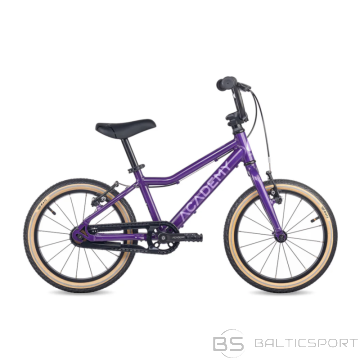 Ultraviegls bērnu velosipēds ACADEMY 3. klase, 16'' violets