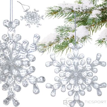Christmas Decoration SNOWFLAKE HANGING DECORATION 12x12 CM PATTERN 2