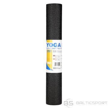 One Fitness YM01 YOGA MAT (melns)