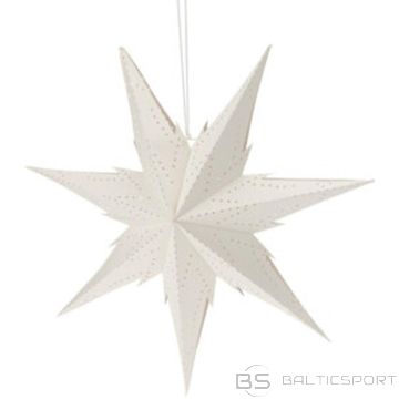 Christmas Decoration Dekoratīvs sniegpārslu formas piekaramais papīrs 60 cm, balts, 7 rokas