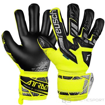 Reusch Attrakt Freegel sudraba krāsas junioru cimdi 55 72 235 2025 / dzelteni / 6.5