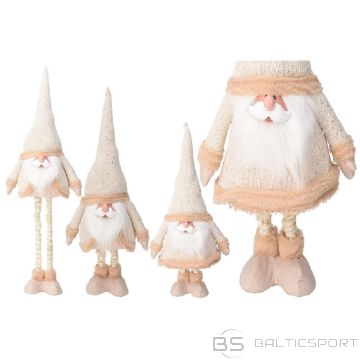 Christmas Decoration SANTA CLAUS ON TELESCOPIC LEGS 30X18X100CM - GOLD