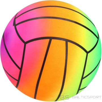 Eddy Toys RUBBER BALL 23CM RAINBOW VOLLEYBALL