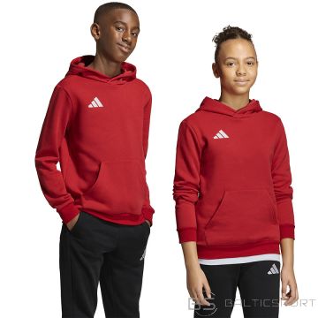 Adidas ENTRADA 26 Hoody Junior JZ6568 / sarkans / 140 cm