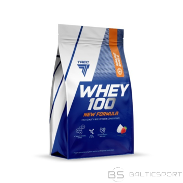 Valgupulber TREC sūkalu 100 jaunā formula 700g, krēmīga-zemeņu