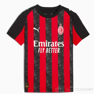 Puma AC Milan mājas 2025./26. gada junioru krekls 779965-01 / Melns / 176 cm