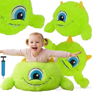 Xqmax EMOJI BUMBIŅA 40CM AR ROKTURIEM DZELTENĀ KRĀSĀ