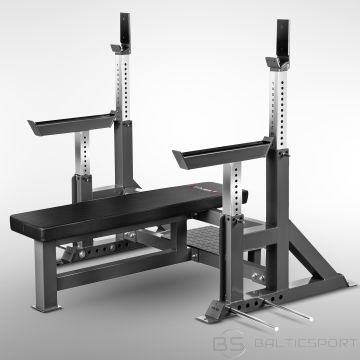 LS6803 Training Bench with Barbell Racks HMS