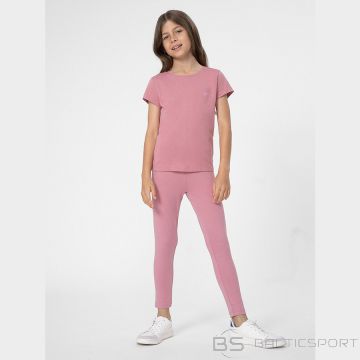 Legingi 4FJSS23TTIGF038 54S / rozā / 140 cm