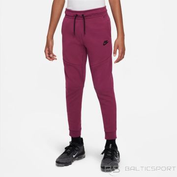 Nike Pants Sportswear Tech Flecce Jr CU9213 653 / red / S(128-137cm)