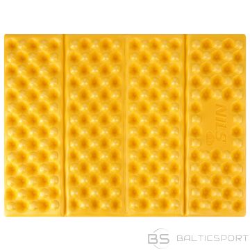 Походный коврик NC17105 с алюминиевой окантовкой + IXPE, 40 см, желтый.
