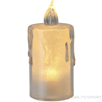 Christmas Gifts DEKORATĪVĀ SVECE 3.5x8CM DEKORĒTA ar LED