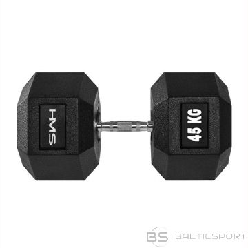 Gumijas hantele /HMS HEX PRO 45 KG HANELES