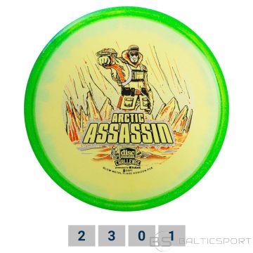 Discgolf DISCMANIA Putter C-Line Metalflake Horizon P2x Arctic Assassin Challenge Yellow 2/3/0/1