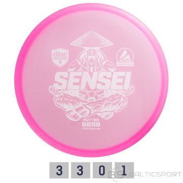 Disks / Discgolf DISCMANIA Putter PREMIUM SENSEI 3/3/0/1 Pink