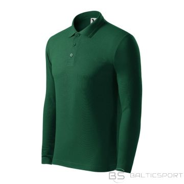 Malfini Pique Polo LS M MLI-221D3 dark green polo shirt (3XL)