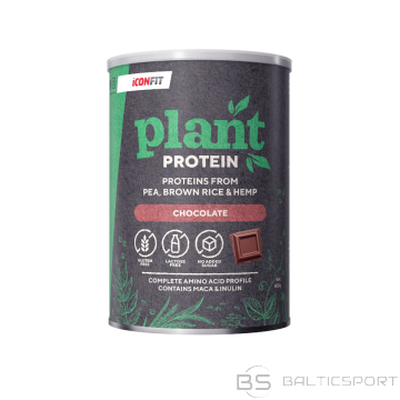 ICONFIT Augu Proteīns (480g) Augu proteīna pulveris  ar inulīnu, B6 un makas  pulveri