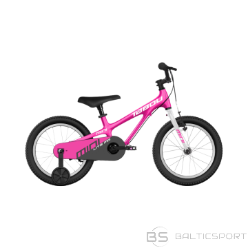 Ultraviegls bērnu velosipēds TABOU Mini Lite MG, 16'' rozā-balts