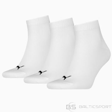 Puma Quarter Plain Socks 3 Pairs 938589-09 / White / 43-46
