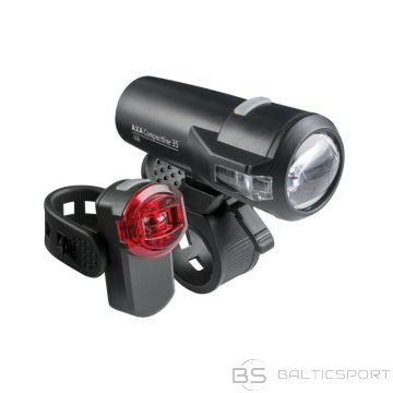 Velosipēdu lukturu komplekts AXA Compact Line Battery 35 Set