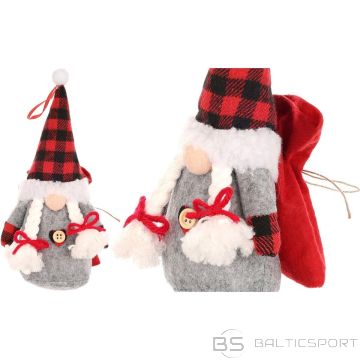 Saska Garden DECORATIVE SANTA WITH A GIFT BAG 20CM GIRL