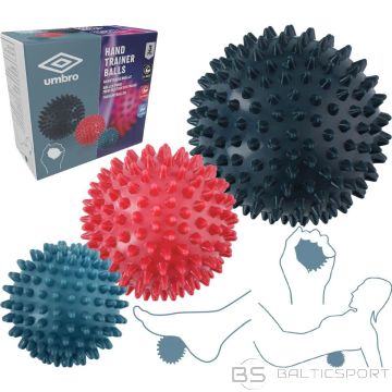 Umbro МЯЧИКИ МАССАЖНЫЕ «ЕЖИКИ» 3 ШТ.