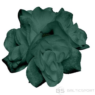 Rotājums Roze 15cm, smaragda