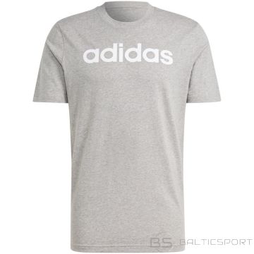 adidas Essentials Single Jersey Linear Embroidered Logo Tee M IC9277 (M)