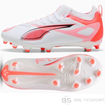 Buty Puma Ultra 5 Match Jr FG/MG 108167-01 / biały / 38 1/2