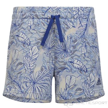 Adidas SUM Allover Print Shorts girls HR5832 / blue / 140 cm