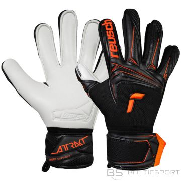 Reusch Attrakt Advance pirkstu atbalsta cimdi junioru vecumam 56 72 210 7783 / melni / 5.5