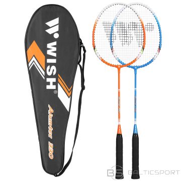 ALUMTEC 330K badmintona komplekts zils+oranžs WISH