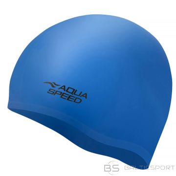 Aqua-speed Silicone Cap Long Hair / Senior / Blue