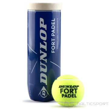 Padel tennis ball Dunlop FORT PADEL 3-pet FIP approved
