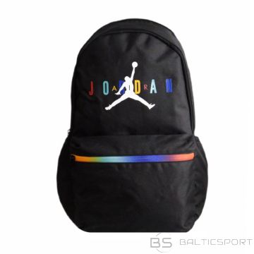 Air Jordan Jam 23 L unisex HBR mugursoma, melna — MA0880-K90 (UNIWERSALNY)