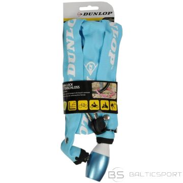 Dunlop BIKE LOCK, CHAIN WITH LOCK, 120CM LONG - BLUE