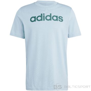 adidas Essentials Single Jersey Linear Embroidered Logo Tee M IJ8651 (M)