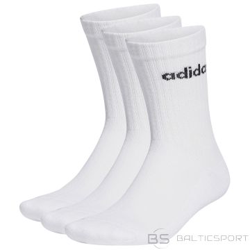 Skarpety adidas Linear Crew Cushioned 3PP HT3455 / biały / 43-45