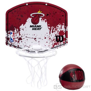 Wilson NBA komandas Maiami &quot;Heat&quot; mini basketbola dēlis WTBA1302MIA (viens izmērs)
