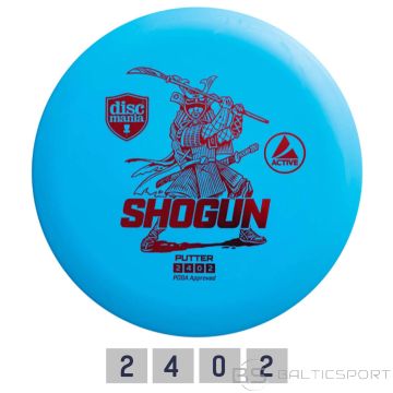 Discgolf DISCMANIA Putter SHOGUN Active Light Blue 2/4/0/2