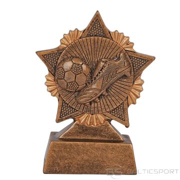 Biemans Soccer ball statuette FG705.13 / 11 cm / gold