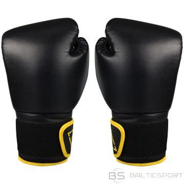 Boxing gloves AVENTO 41BP 14oz black PU leather