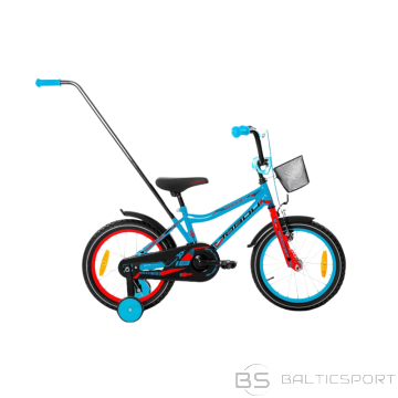 Bērnu velosipēds TABOU Rocket, 12'' zili sarkans