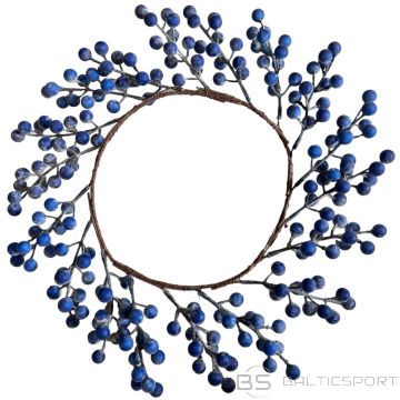 Saska Garden DEKORATĪVAIS VAINĀGS NO NAVY BLUE GRANDA 30 CM