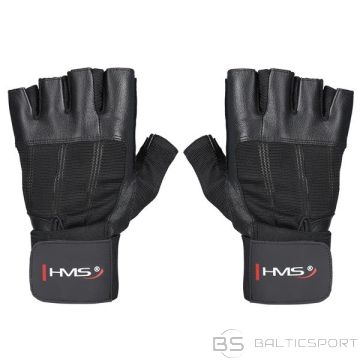 HMS RST04 L IZMĒRA FITNESS CIMDI (MELNI)