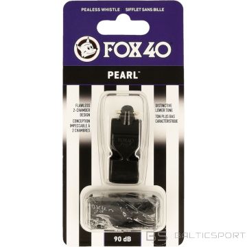 FOX Pērļu svilpe 40 + virkne melna (N/A)