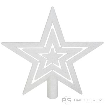 Egļu galotne Zvaigzne h21cm, balta