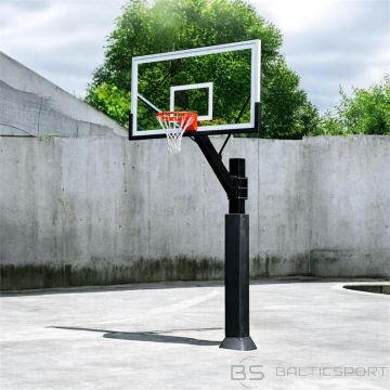 Basketbola statīvs Titan InGround (rūdīta stikla vairogs 12 mm) cinkots + krāsots