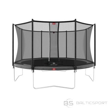 Batuts BERG Favorit Regular - 330 cm diametrs pelēks, ar Comfort drošības tīklu