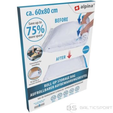 Alpina Vakuuma maisiņš apģērbu, gultasveļas uzglabāšanai 60x80cm (nav pieejams)